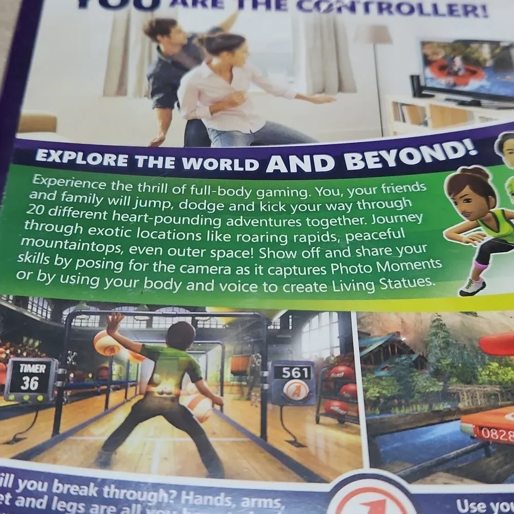 XBOX 360 Kinect Adventures Game